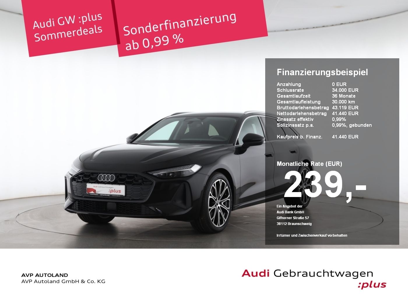 Audi A5 Avant TDI S tronic MMI experience plus | LED