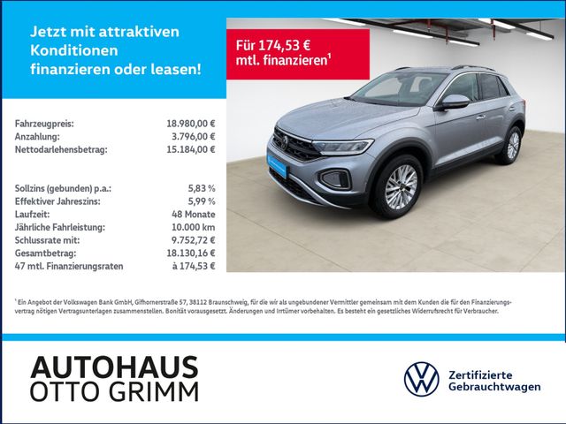 VW T-Roc 1.0 TSI Life LED Digital Cockpit