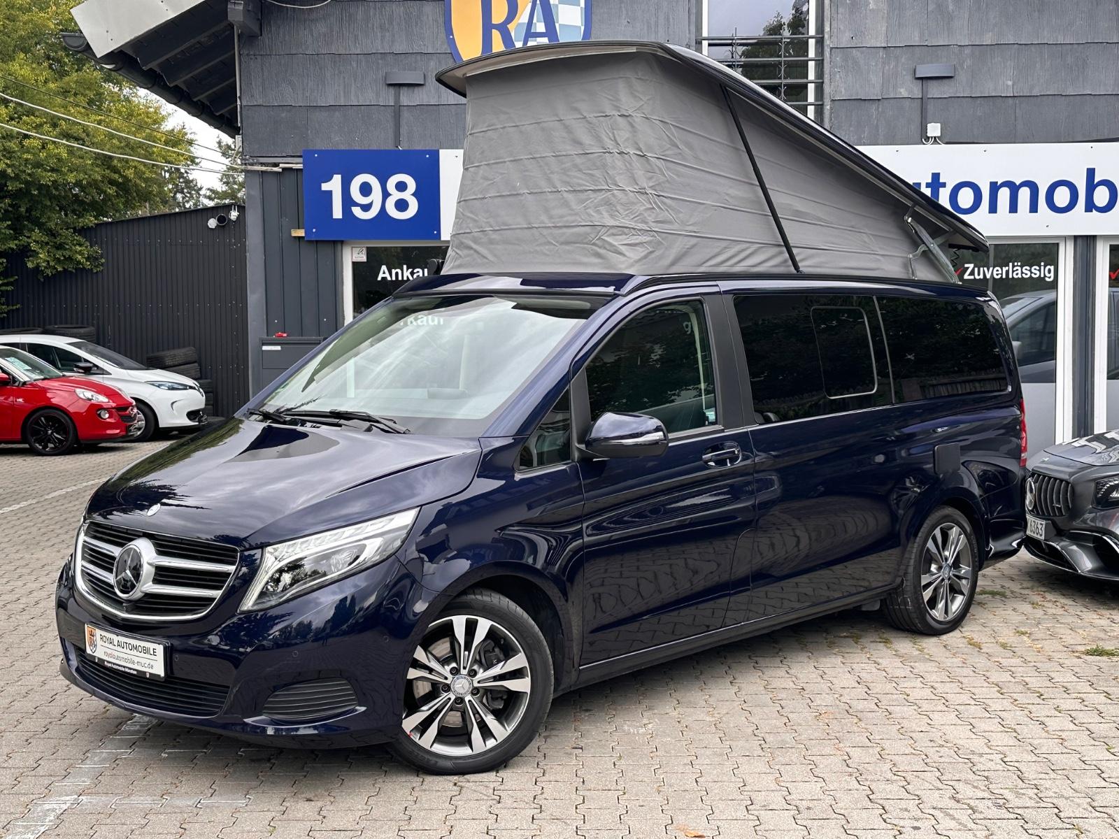 MERCEDES-BENZ V 250  MARCO POLO / CUISINE DOUCHE EAUVENT  | 190 ch | BVA | ATTELAGE | HAYON ÉLECTRIQUE | VOLANT CUIR