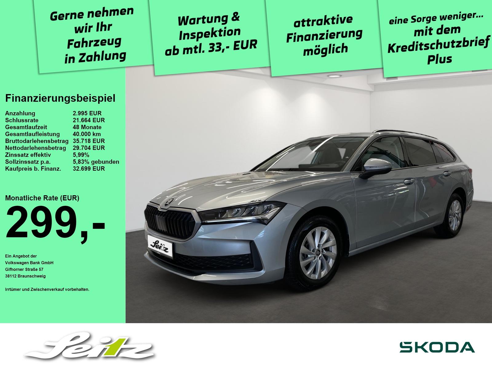 Skoda Superb Combi 2.0 TDI Essence *AHK*KAMERA*NAVI*