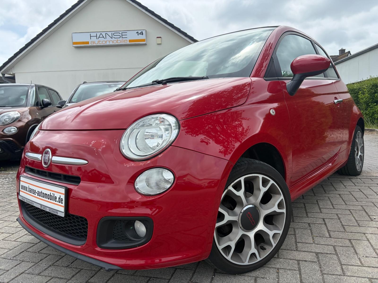 Fiat 500C 1.2 Sport-Klima-1.Hd.-Teilleder-Alu-PDC-