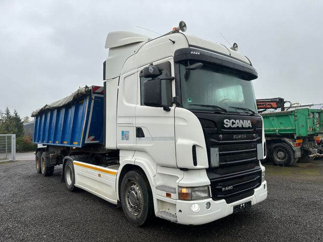 Scania R440 4x2  + meiller kipper, retarder, German lkw