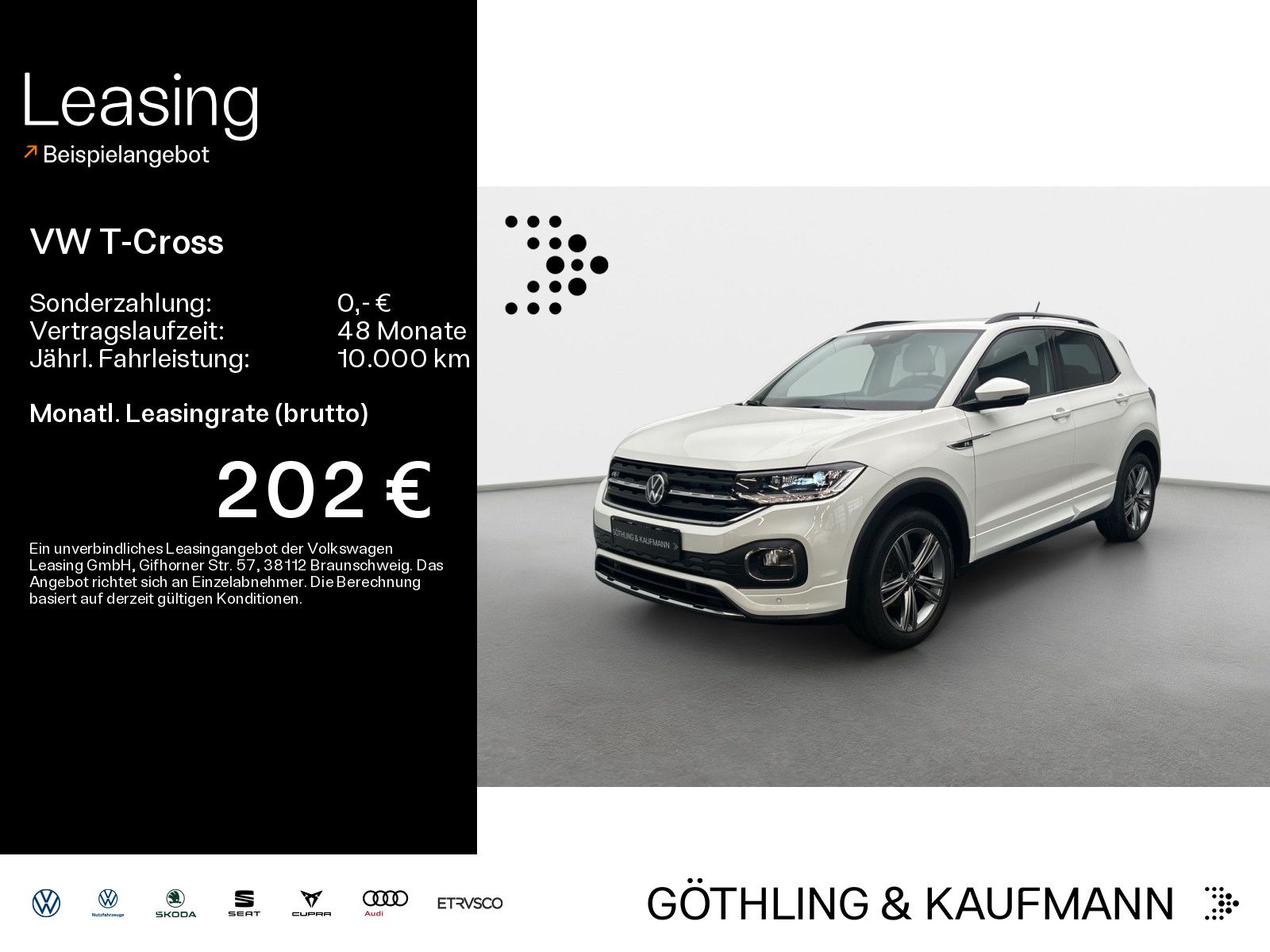 Volkswagen T-Cross 1.0 TSI DSG R-Line*NAVI*KAM*PDC*LED*SHZ*