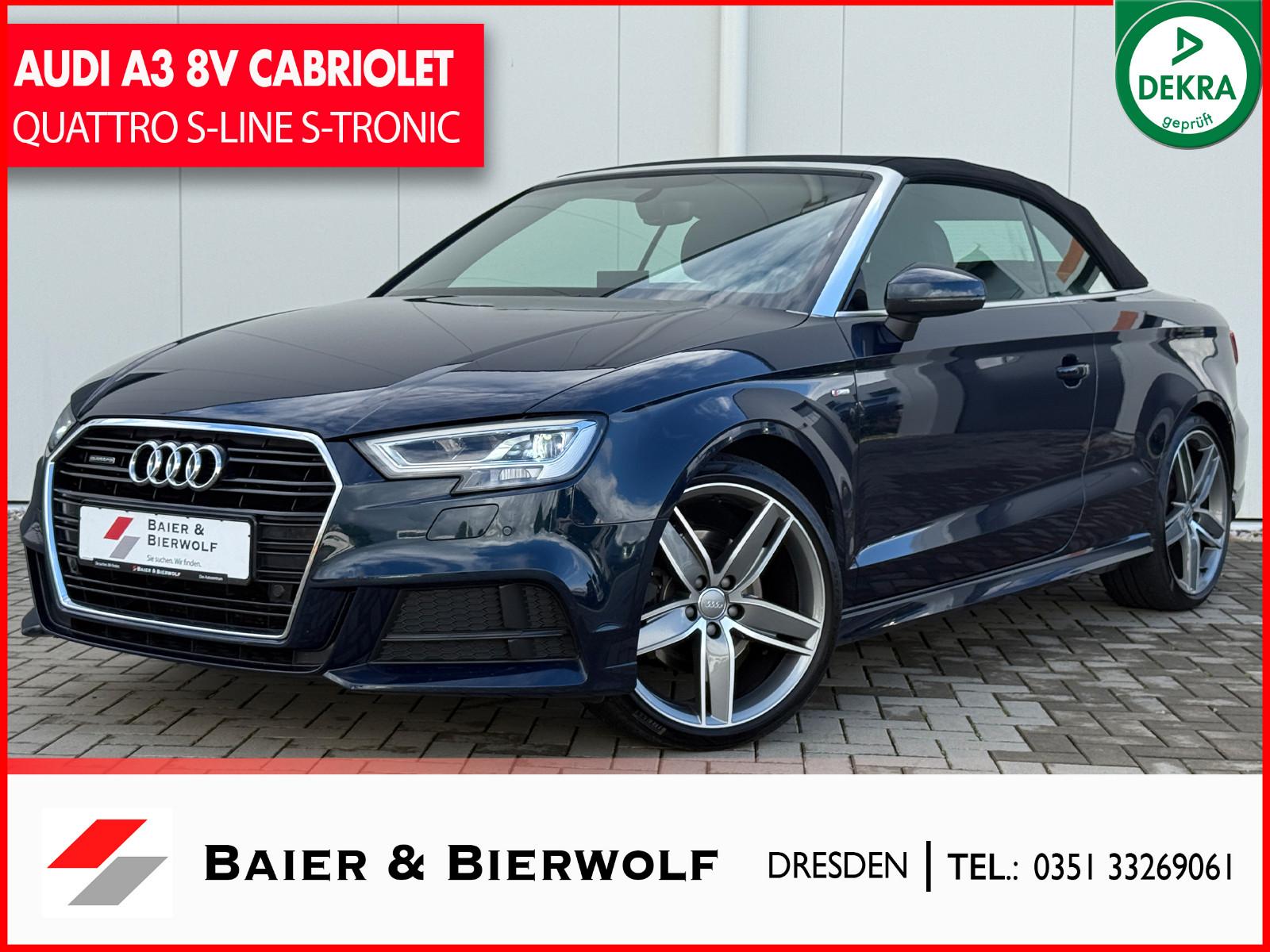 Audi A3 Cabriolet quattro 2.0TFSI S-LINE LED WINDSCH.
