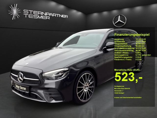 Mercedes-Benz E 220 d 4M T AMG+Night+MBUX+AHK+360°+Wide+20''AM