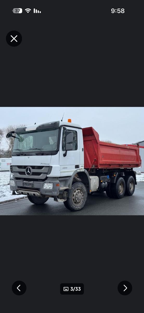 Mercedes-Benz Actros  MAN kippaufbau