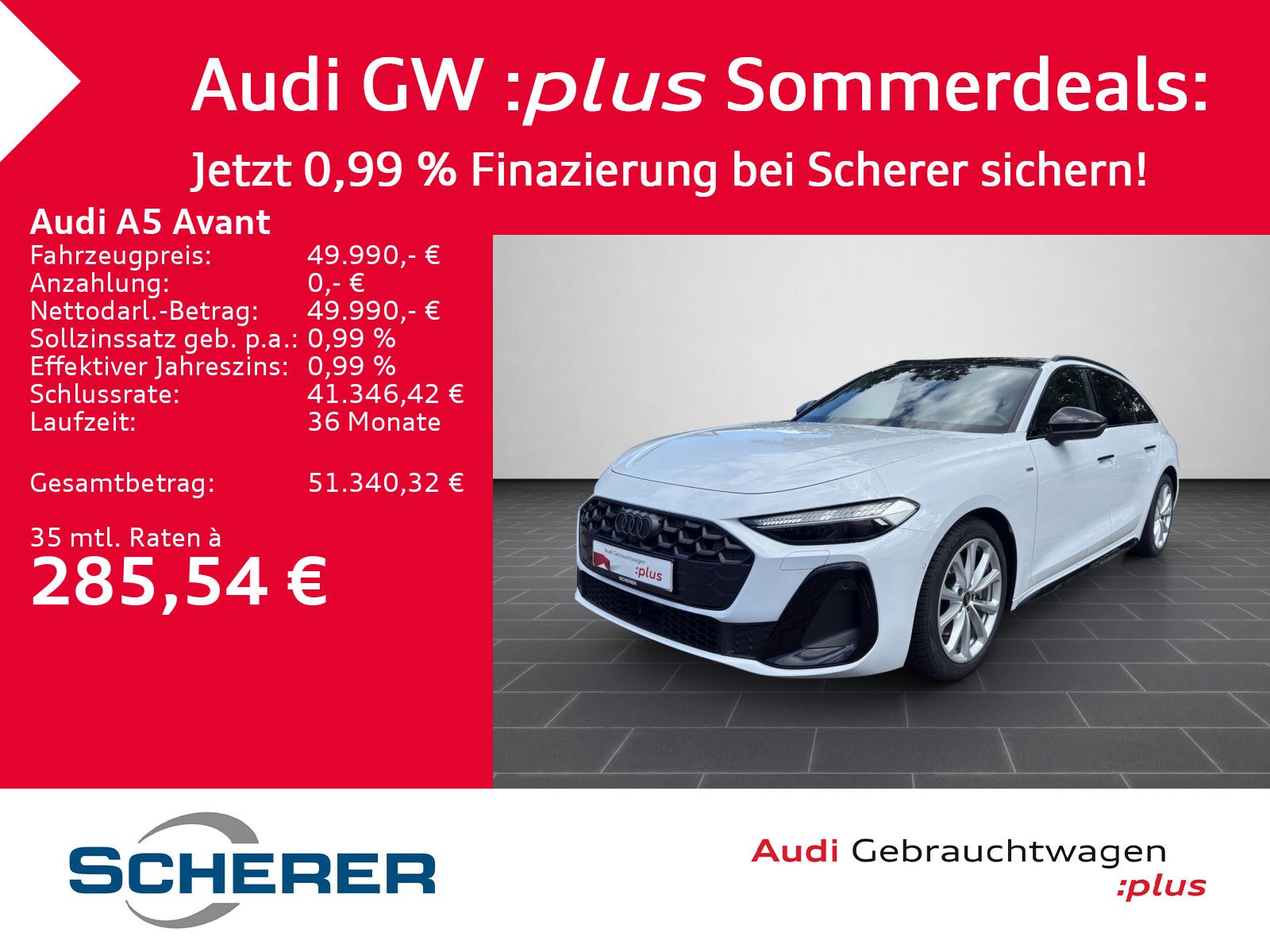 Audi A5 Avant TFSI quattro edition one S line MATRIX