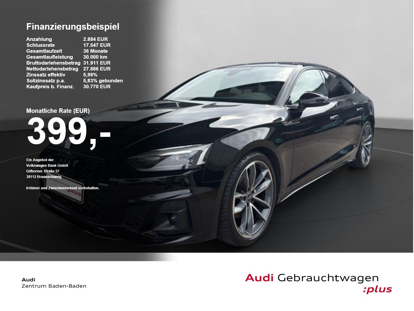 Audi A5 Sportback 35 TFSI S line LED SOUND RFK OPTIK foto 1
