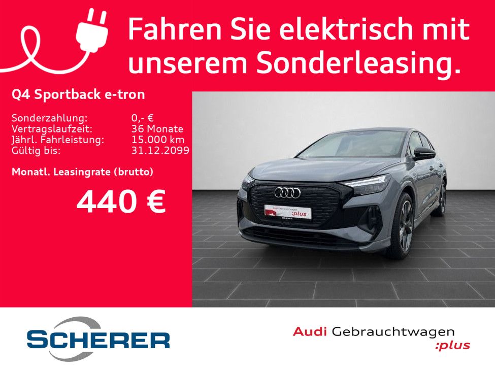 Q4 Sportback 40 e-tron S line KAMERA SHZ NAVI+