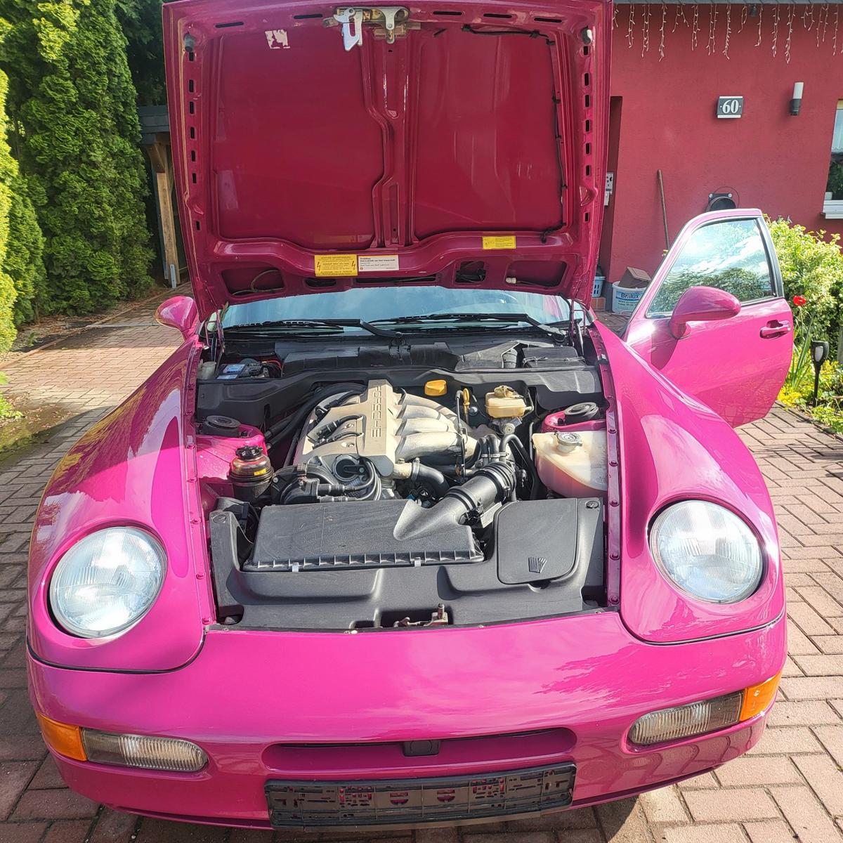 Porsche 968 in Sternrubin/Schwarz extrem selten TOP 
