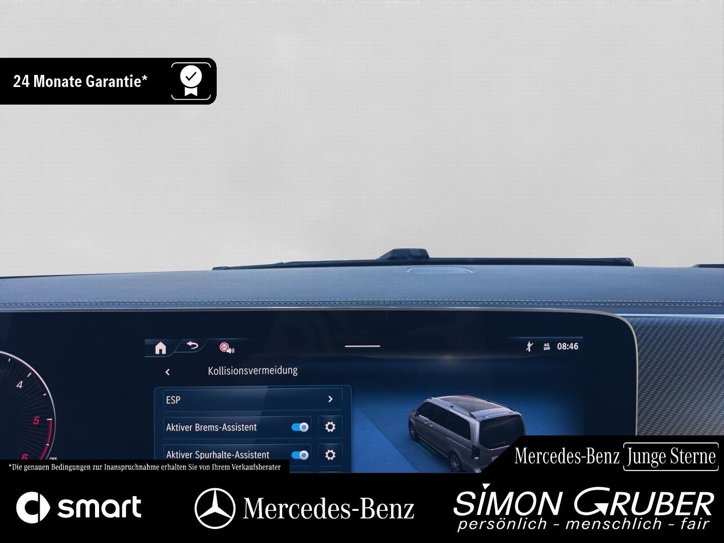 Fahrzeugabbildung Mercedes-Benz V 300 d 4M Ava L AMG Night Airmatic Tisch 7Sitze