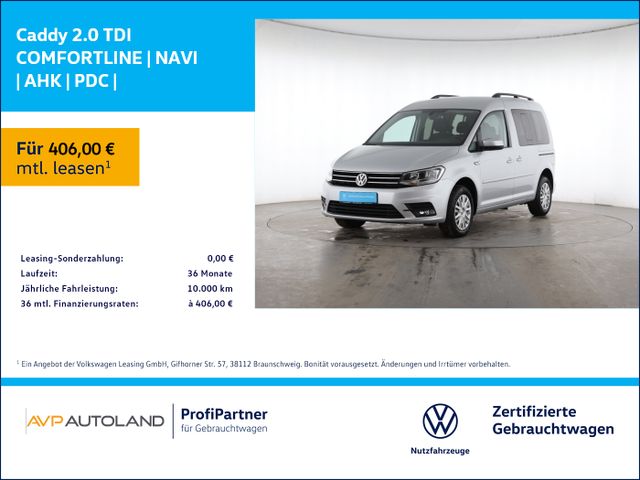 Volkswagen Caddy 2.0 TDI COMFORTLINE | NAVI | AHK | PDC |