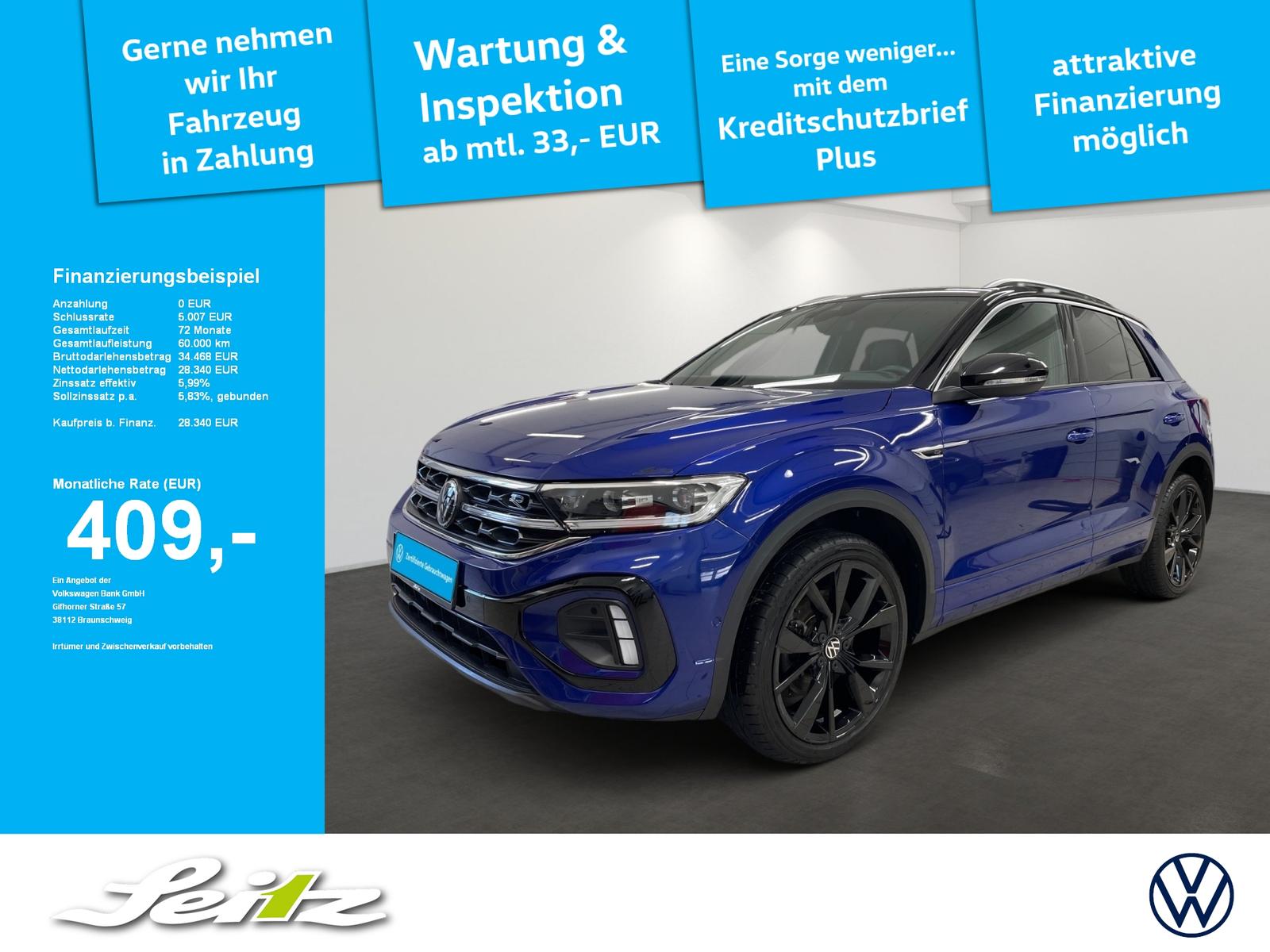 Volkswagen T-Roc 2.0 TDI 4M R-Line *MATRIX*KAMERA*NAVI*