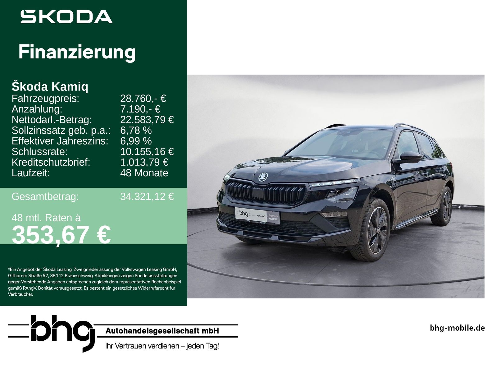 Skoda Kamiq 1.5 TSI DSG Monte Carlo