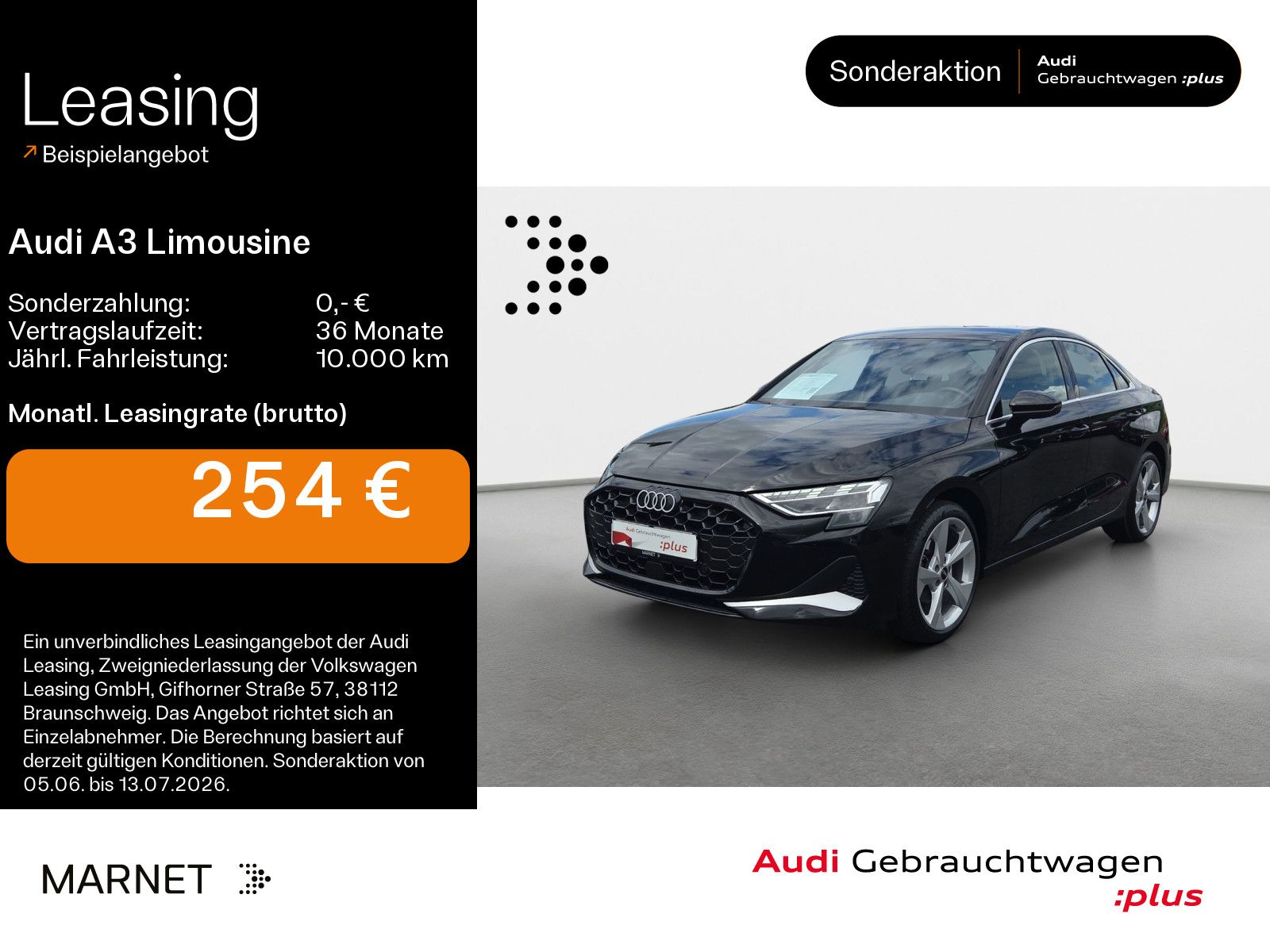 Audi A3 Limousine advanced 35 TDI*Navi*LED*Alu*Virtua