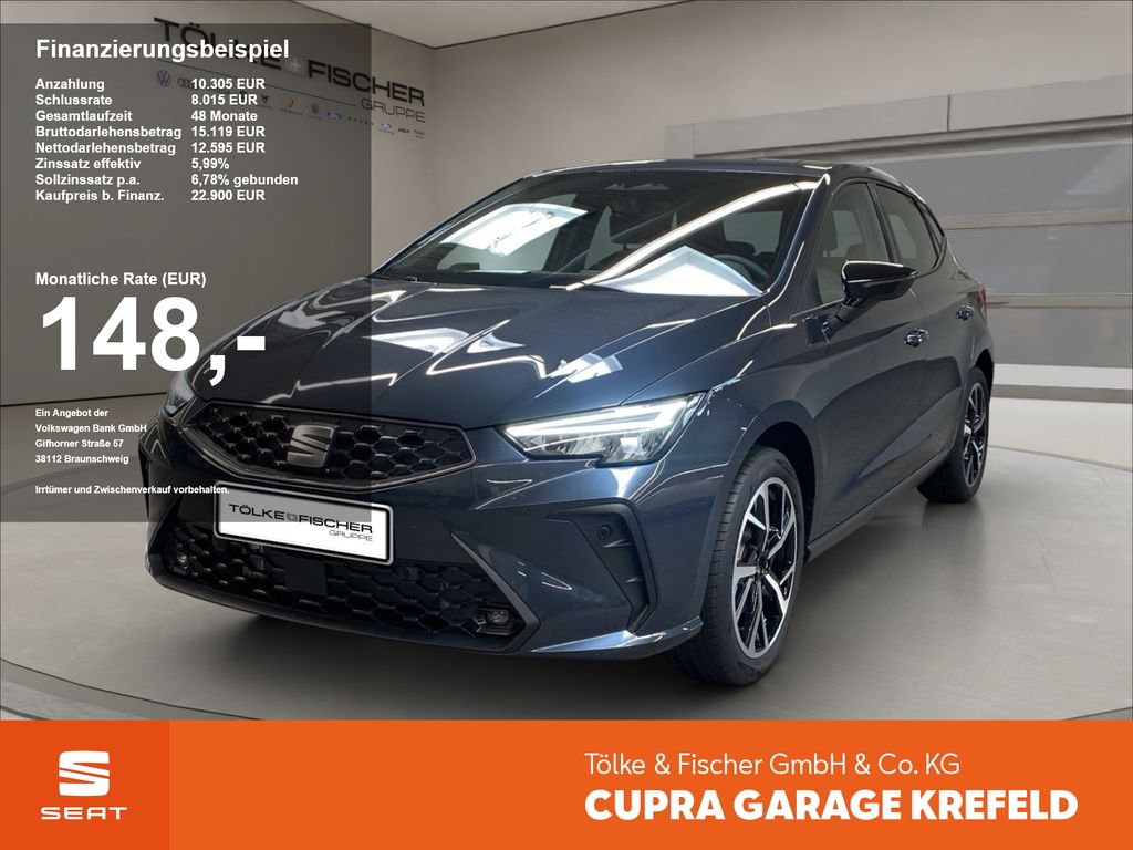 Abbildung Leasingangebot Seat Ibiza 1.0 TSI 85 kW FR ACC AUT Kam. Navi Sportp.