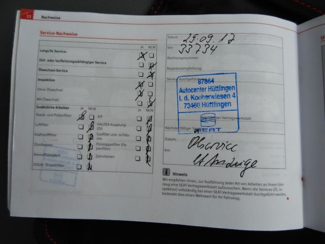 Fahrzeugabbildung Seat Ibiza Lim. Reference Salsa/57TKM/2.Hd/