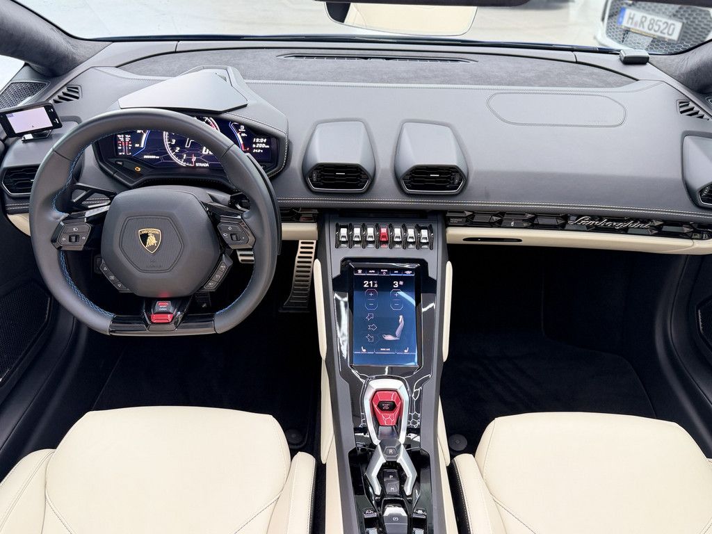 Lamborghini Huracan EVO Spyder AWD Blu Sideris Lift Kamera foto 4