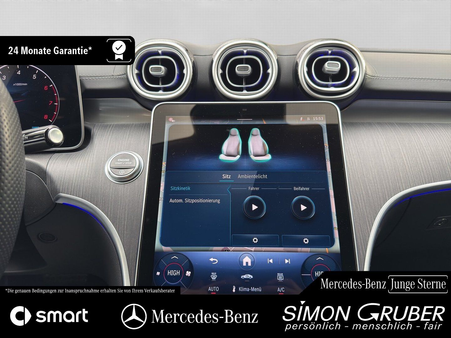 Fahrzeugabbildung Mercedes-Benz C 200 T 4M AMG Night Ambiente+ Memory 360 AHK
