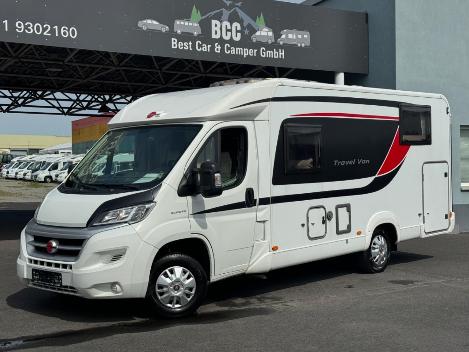 Bürstner Fiat 2.3JTD TravelVan T690 1.Hnd-Längsbet-TV-SAT