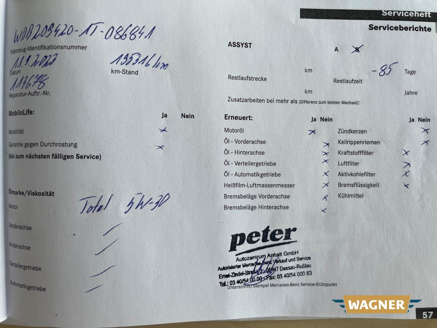 Fahrzeugabbildung Mercedes-Benz CLK 320 Cabrio CDI  AVANTGARDE 1-Hand