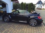 Volkswagen Beetle -Oetinger Cabriolet   - mit Benzin-Antrieb: Schwarz, Teilleder, Cabrio