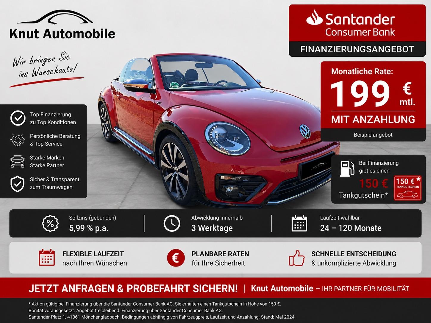 Volkswagen Beetle Cabriolet 2.0 R-Line *1.Hd*VW-ScheckHeft*