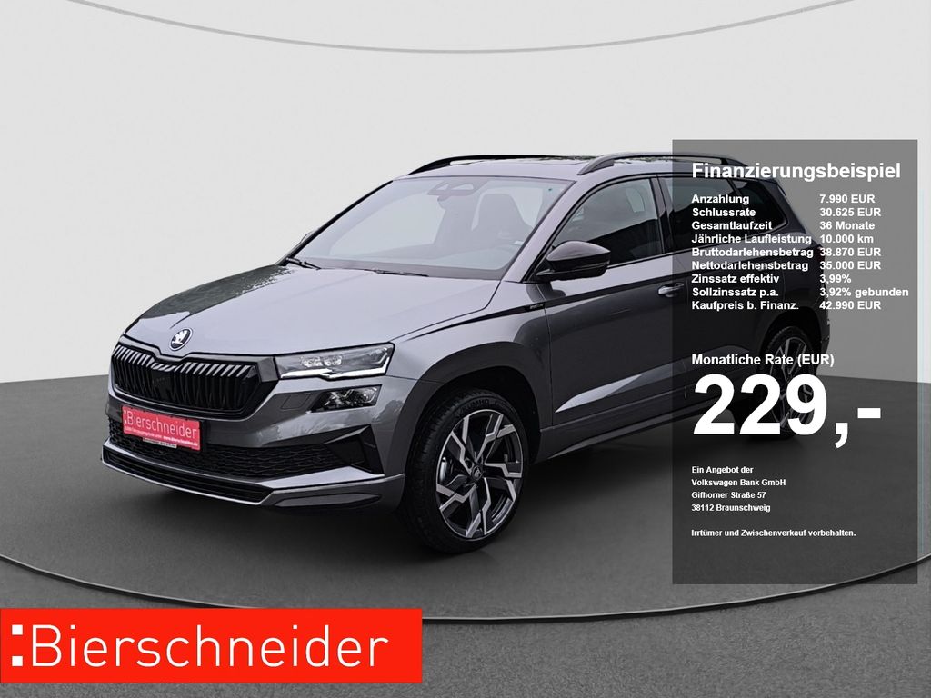 Karoq 1.5 TSI DSG Sportline PANO AHK NAV RFK MAT