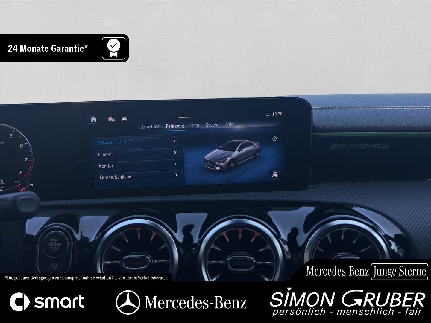 Fahrzeugabbildung Mercedes-Benz CLA 45 S 4M+ AMG Aero Burm Pano HUD Perfo Sitze