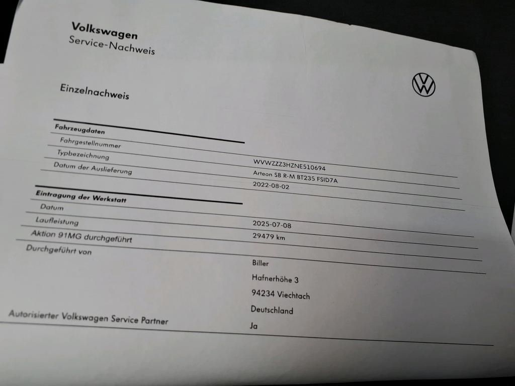 Volkswagen Arteon R Shooting Brake 4Motion 2.0 TSI PDC*RFK