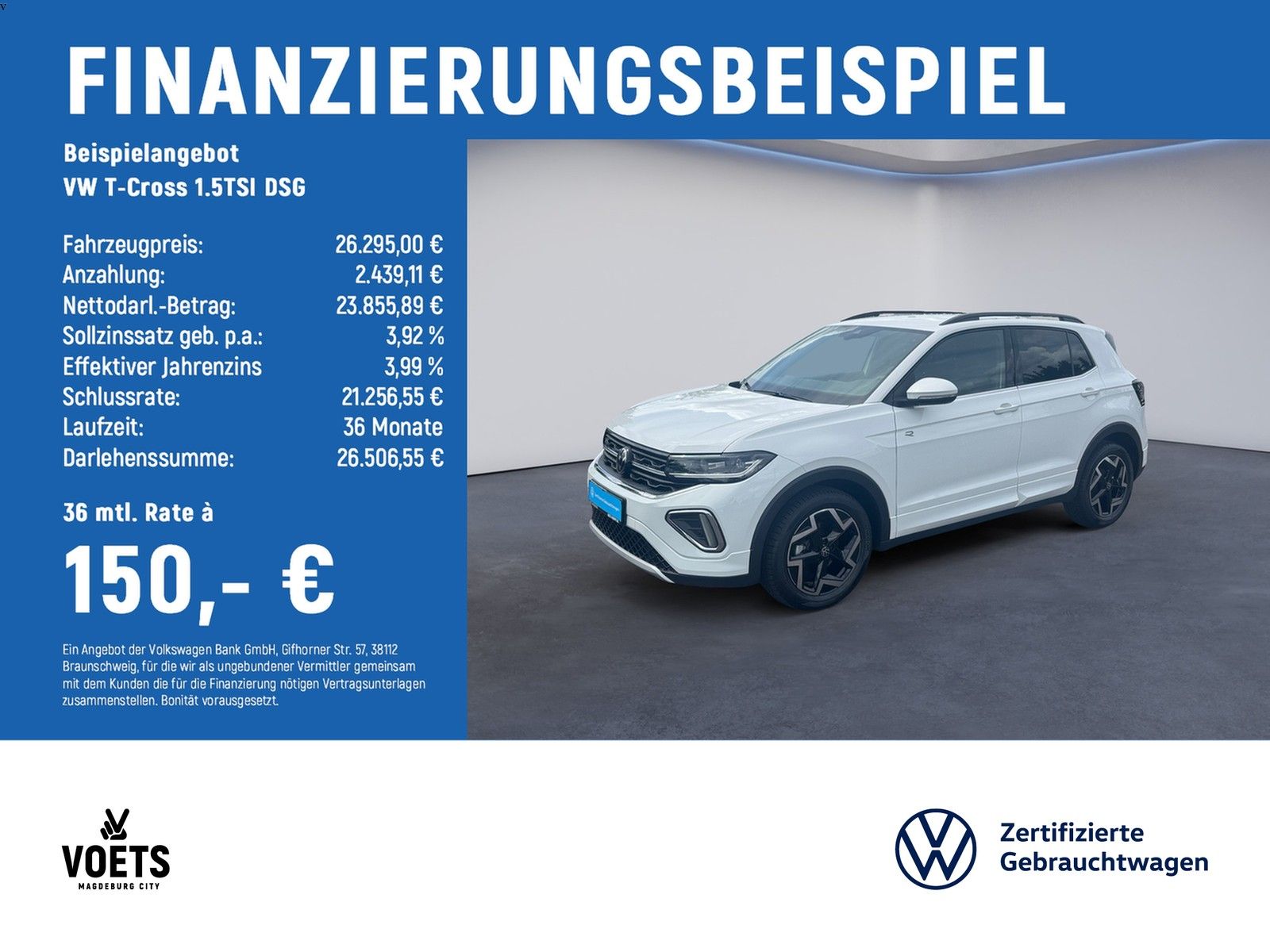 Volkswagen T-Cross 1.5TSI DSG R-Line IQ-LIGHT+AHK+NAVI+ACC