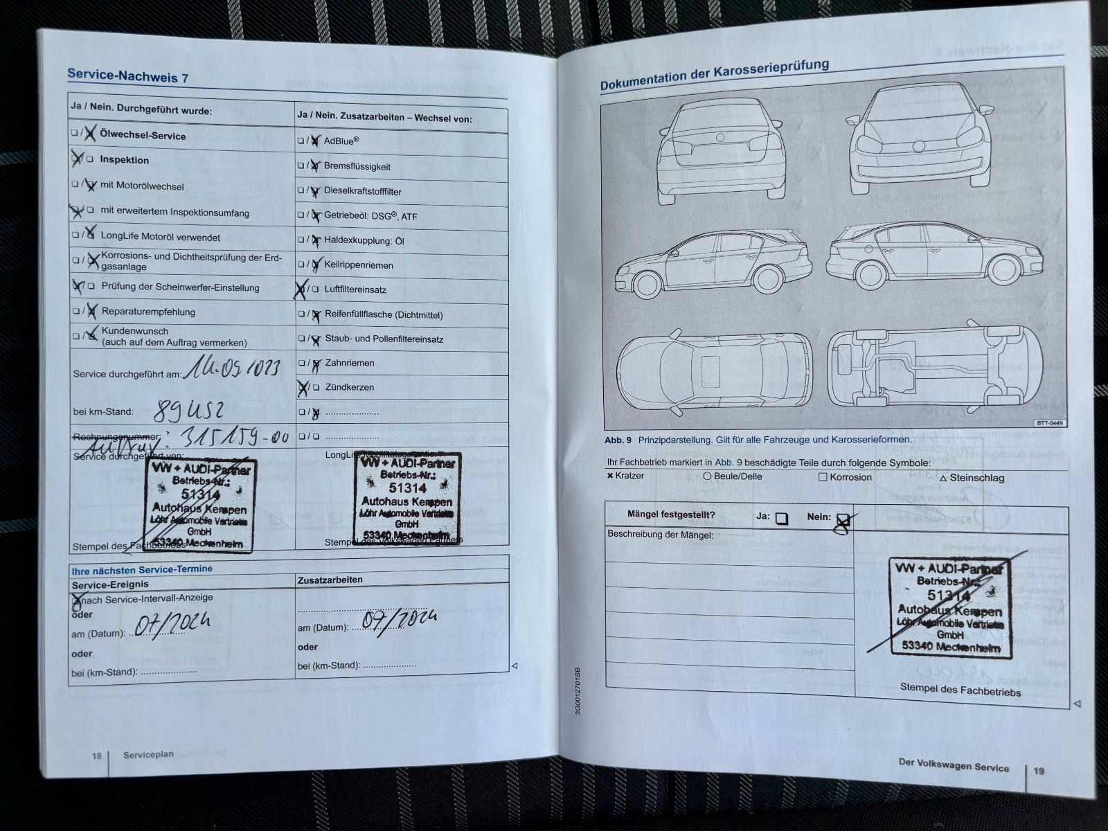 Fahrzeugabbildung Volkswagen Golf VII 1.2 TSI Variant Lounge 1.HAND SCHECKHEF