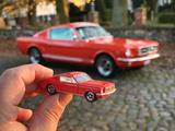 Ford Mustang FASTBACK 1965 GT Look Schalter Poppy Red