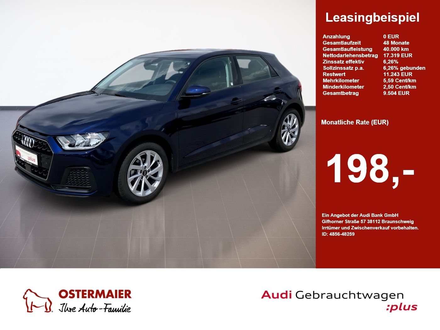 Audi A1 Sportback ADVANCED 25 TFSI DIGITAL.PHONE-INTE