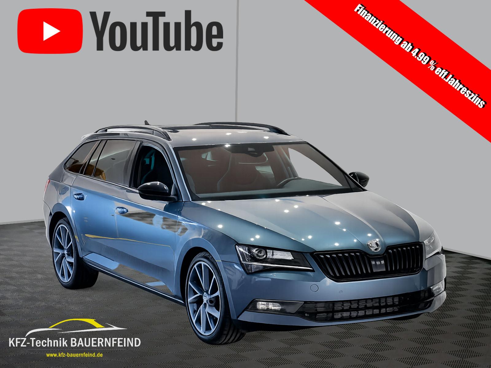 Skoda Superb Combi Sportline 4x4 1. Hand AHK PANO