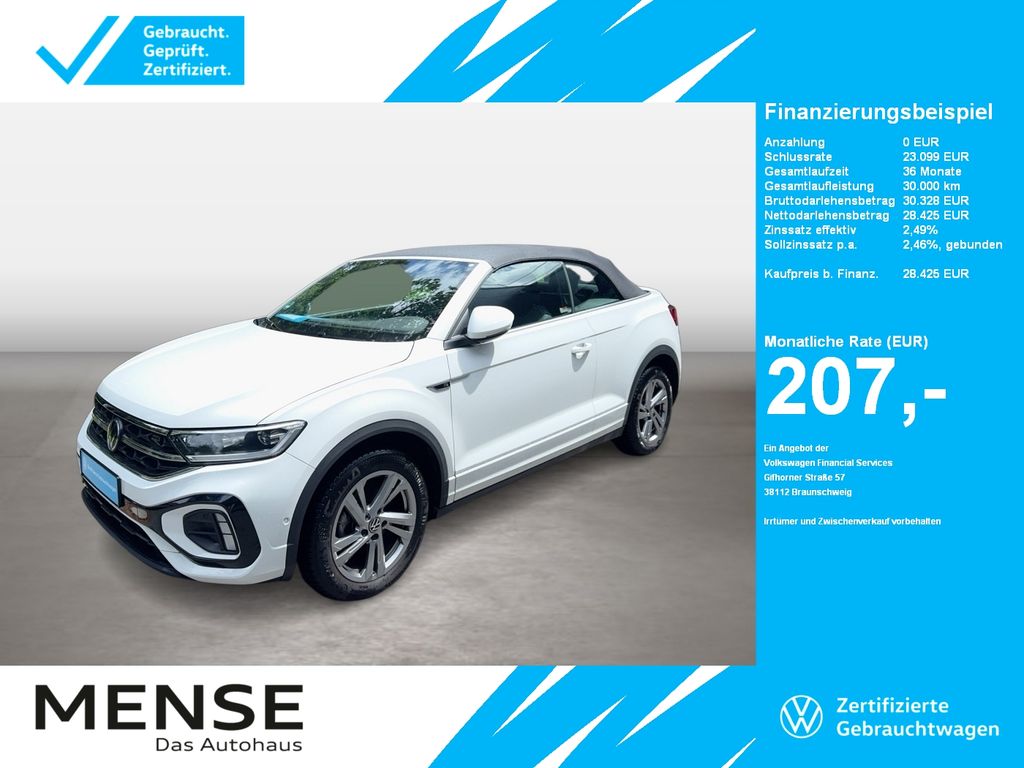 T-Roc Cabriolet 1.5 TSI DSG R-Line CarPlay AHK