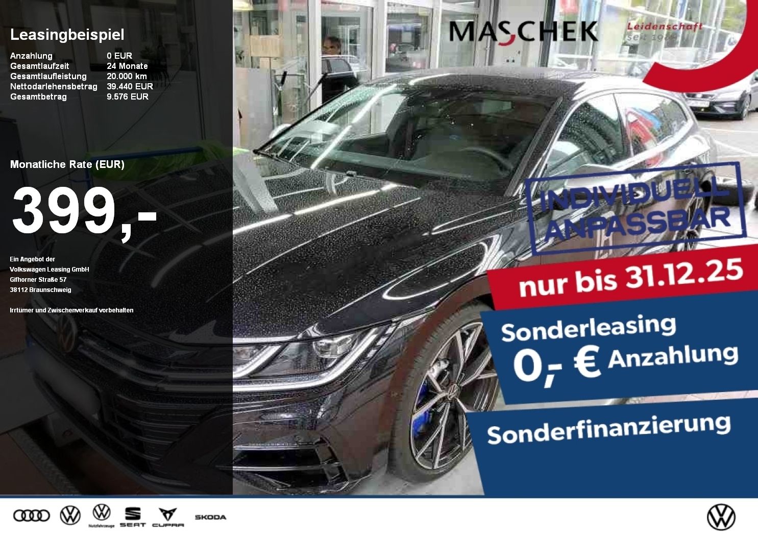 Volkswagen Arteon Shooting Brake R *Sonderleasing* AHK Keyl