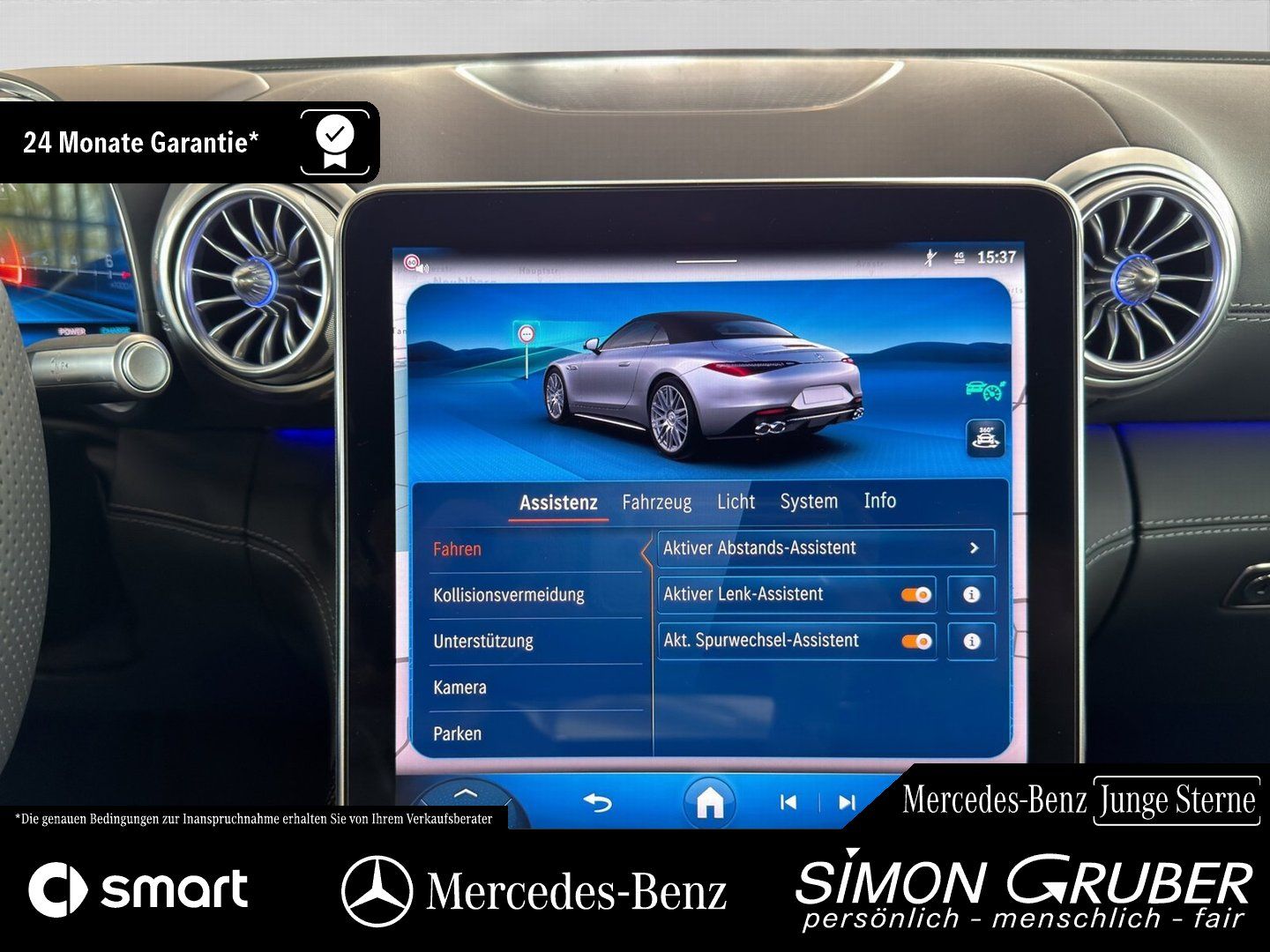 Fahrzeugabbildung Mercedes-Benz SL 43 AMG Carbon Sitzklima Massage Burm HUD HAL