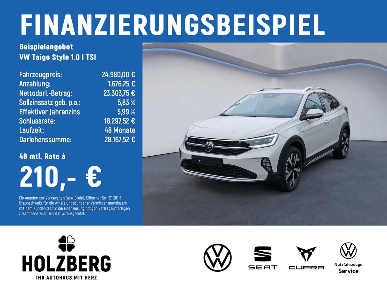 Volkswagen Taigo Style 1.0 l TSI TRAVEL & COMFORT PAKET