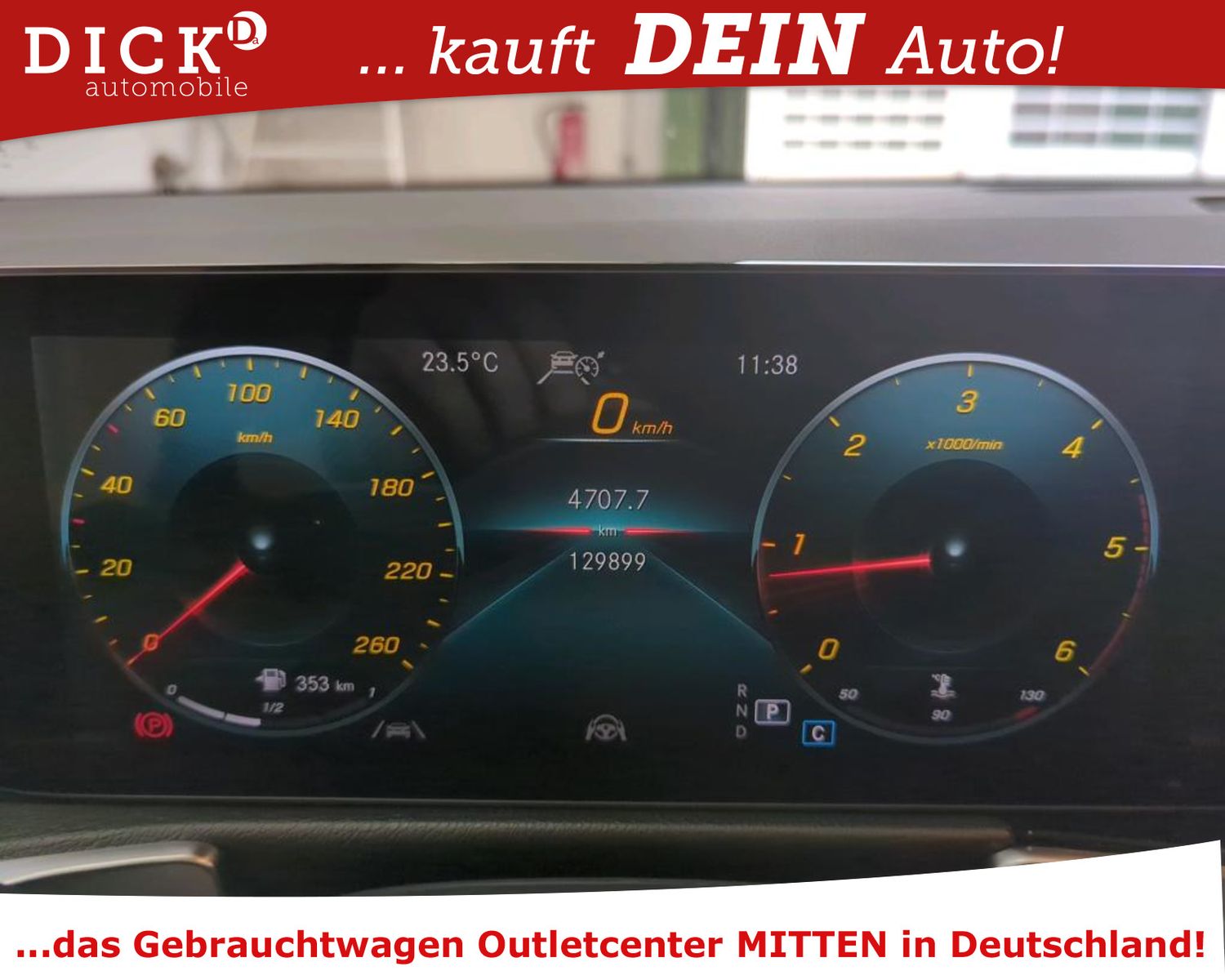 Fahrzeugabbildung Mercedes-Benz GLB 220d 4Mat 8G LED/ACC/NAVI+/VIRTU/SHZ/AHK/8Fa