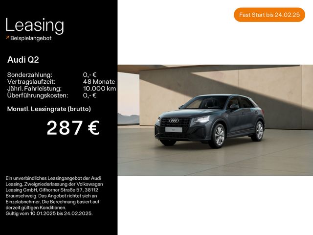 Audi Q2 35 TFSI S line Optik Schwarz*Connect*AHK*