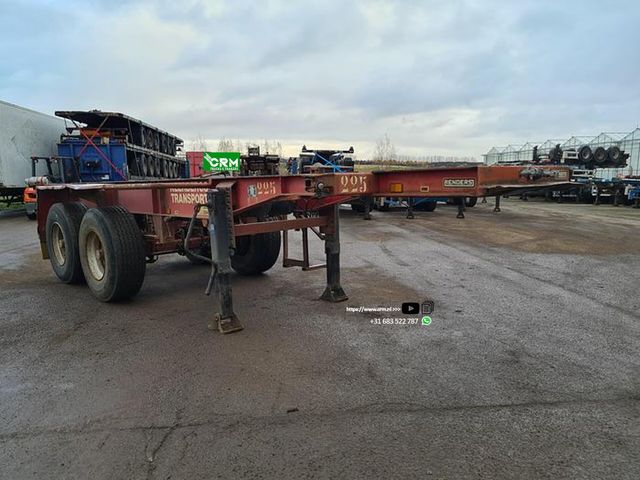 Renders 2 AXLE 20 FT CONTAINER CHASSIS BPW DRUM