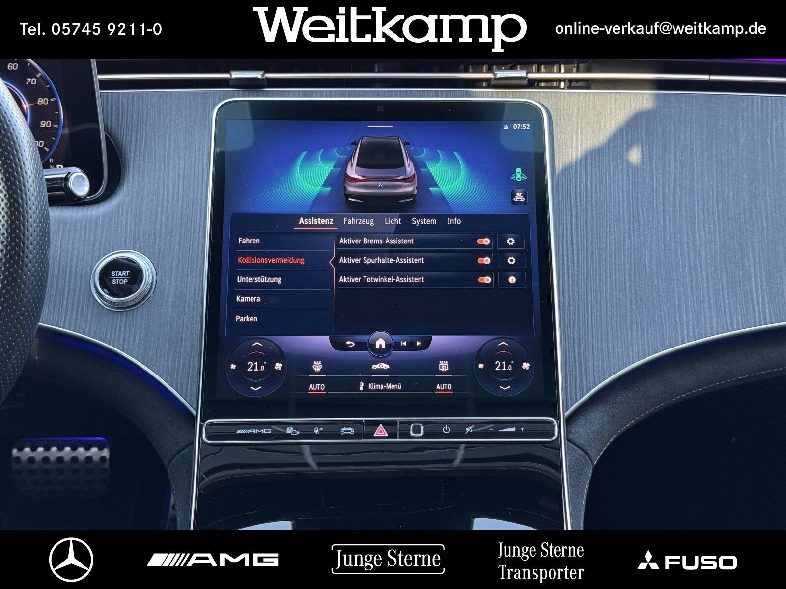 Mercedes-Benz AMG EQE 53 4M+ Night+21"+PremPlus+Massage+Pano foto 16