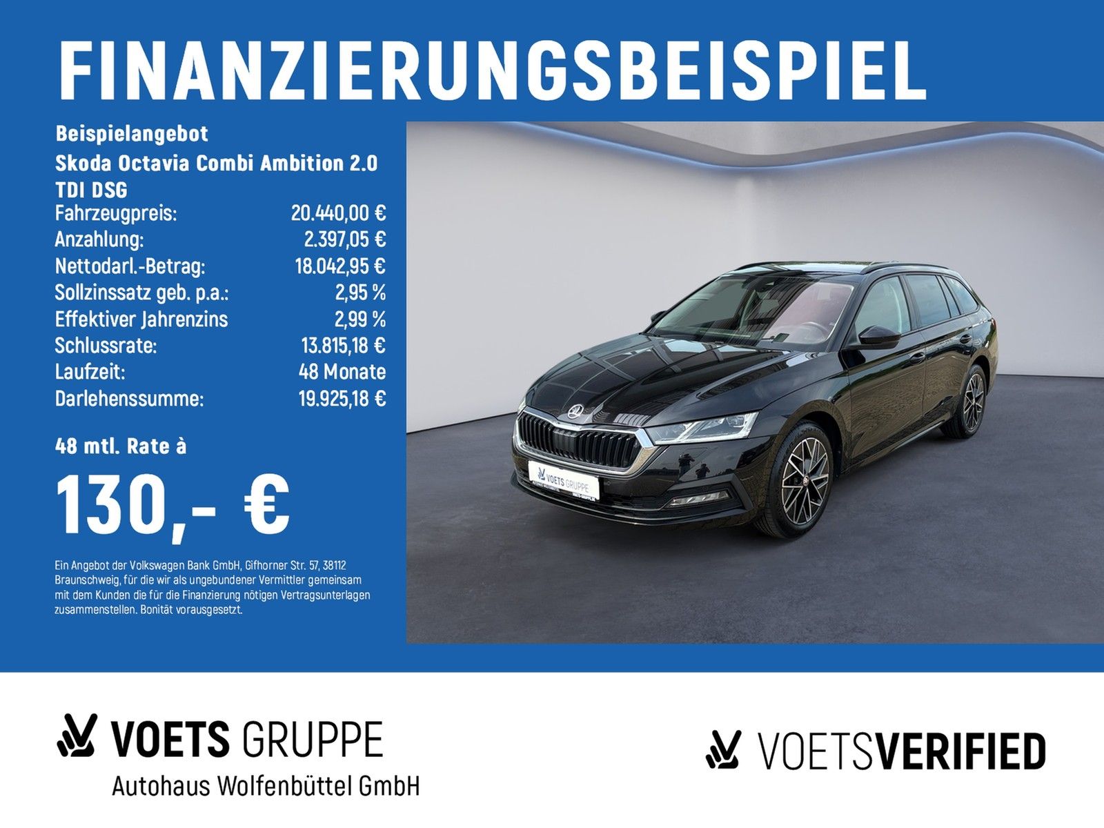 Skoda Octavia Combi Ambition 2.0 TDI DSG SHZ+LED+CAM
