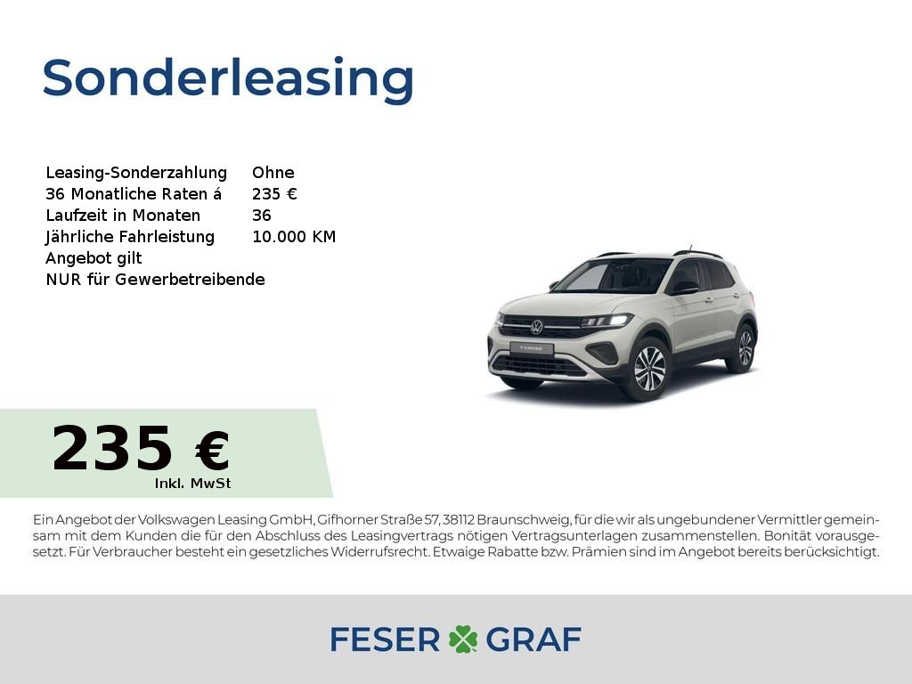 Volkswagen T-Cross ENERGY 1.0 l TSI 116 PS 7-Gang-DSG
