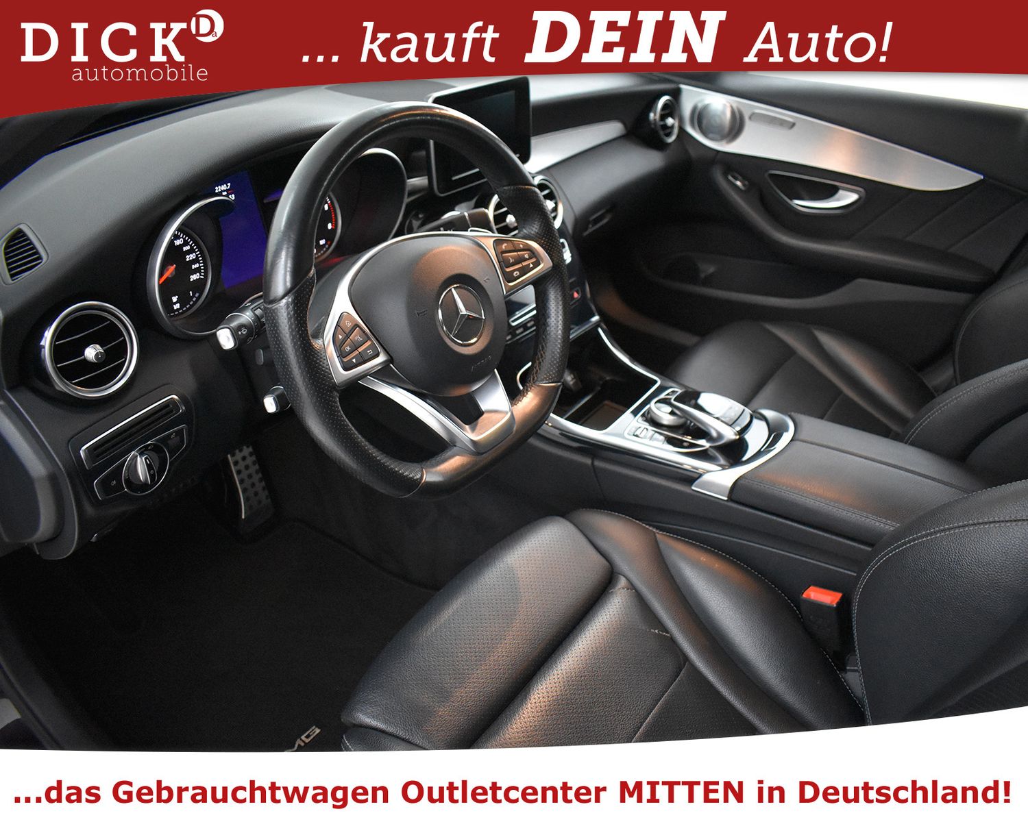 MERCEDES-BENZ C 200d AMG Line MEMO+NAVI+SHZ+LED+TEMP+BURM+PARK - Image 9