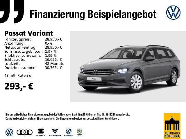 Volkswagen Passat Variant 1.5 TSI DSG *AHK*R-CAM*PDC*SHZ*