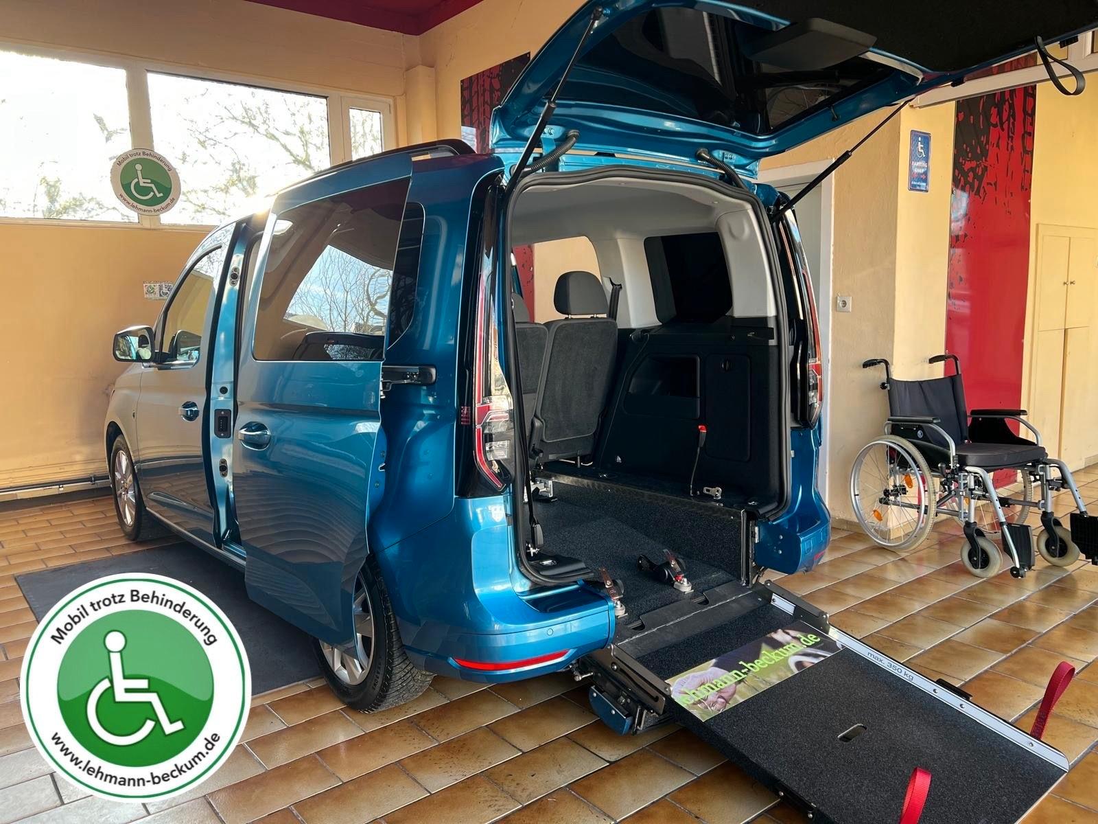 Volkswagen Caddy 5 Life Rollstuhlrampe LED Kamera Allwetter