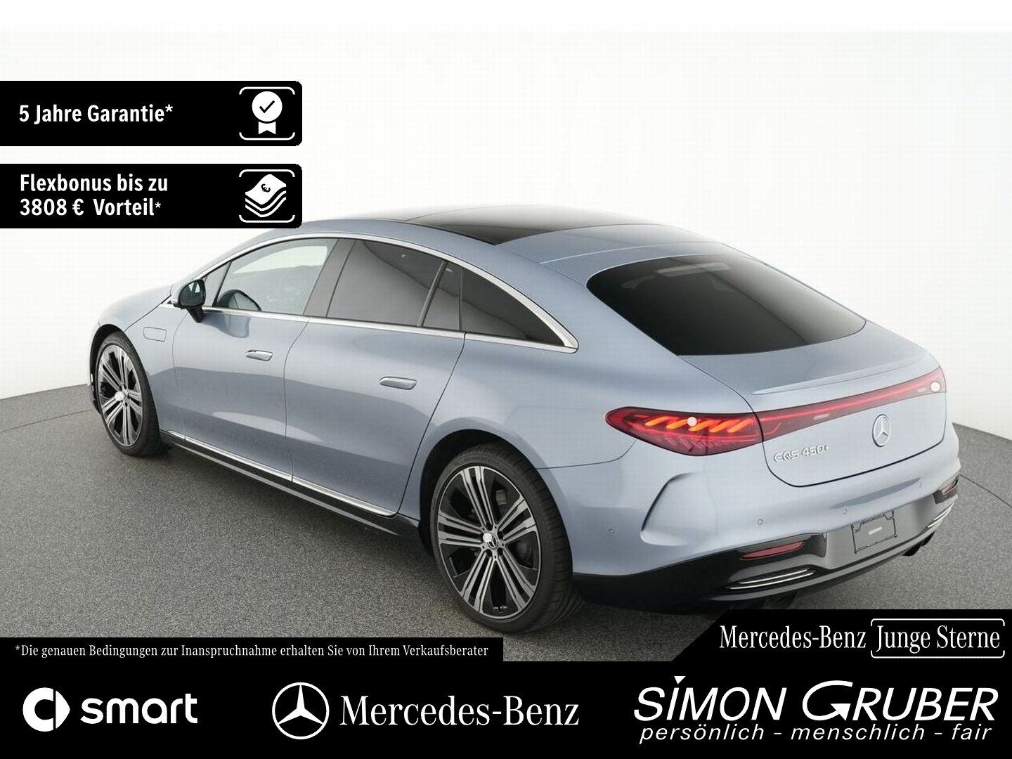 Fahrzeugabbildung Mercedes-Benz EQS 450+ AMG Manufaktur Leder 4*Massage 118kwh