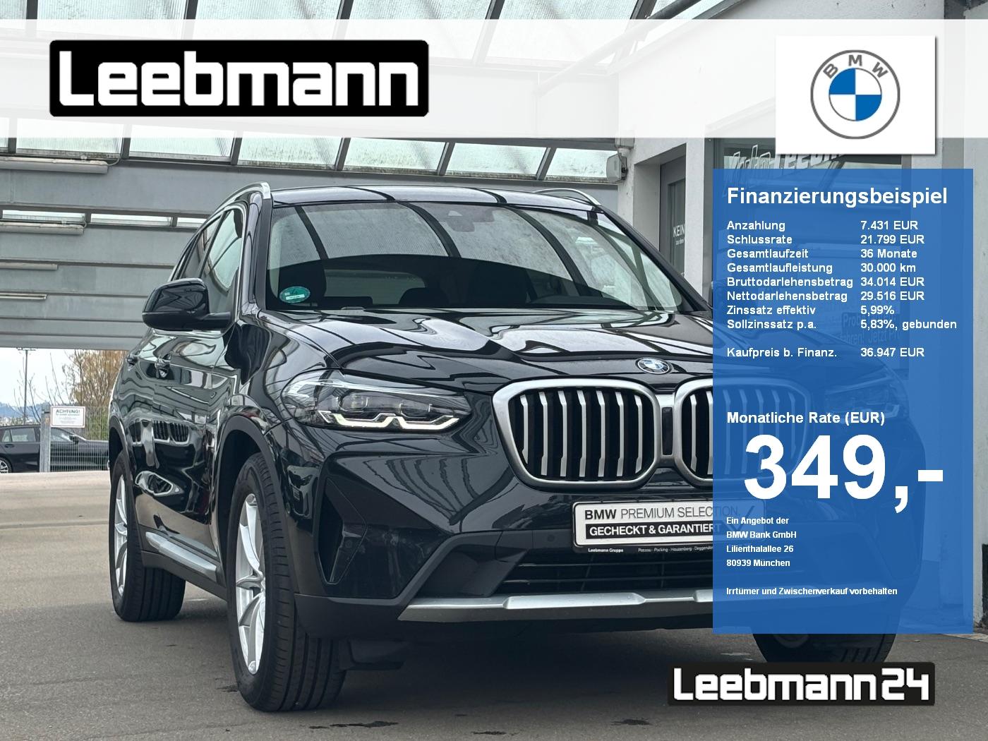 BMW X3 xDrive20i Drive+ParkAssi/LED 2 JAHRE GARANTIE